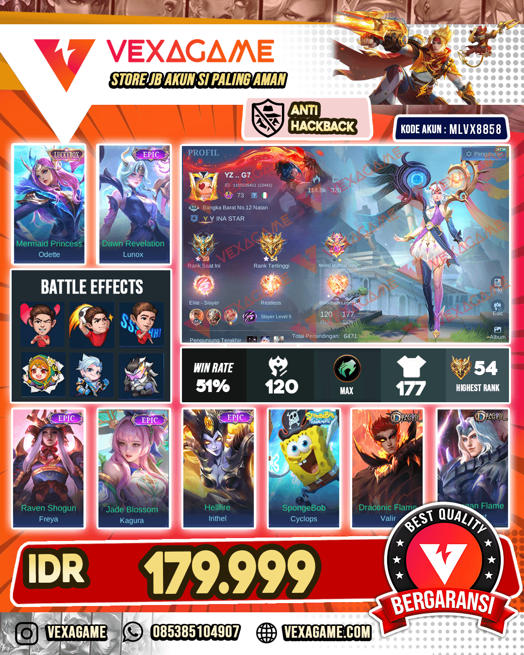 Lunox Epic X Odette Luckybox