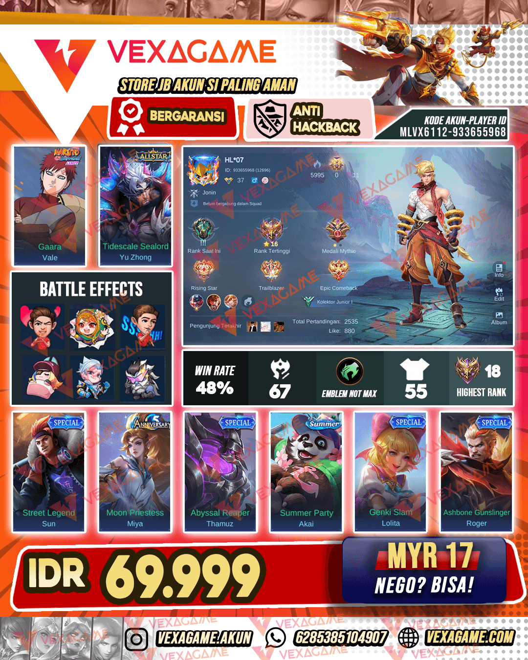 Akun Murah Harga Pelajar