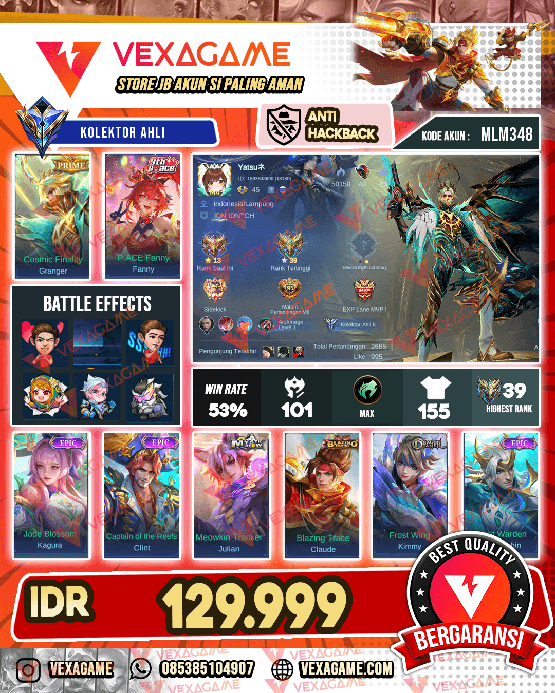 Granger Prime | Fanny Pace | Emblem MAX