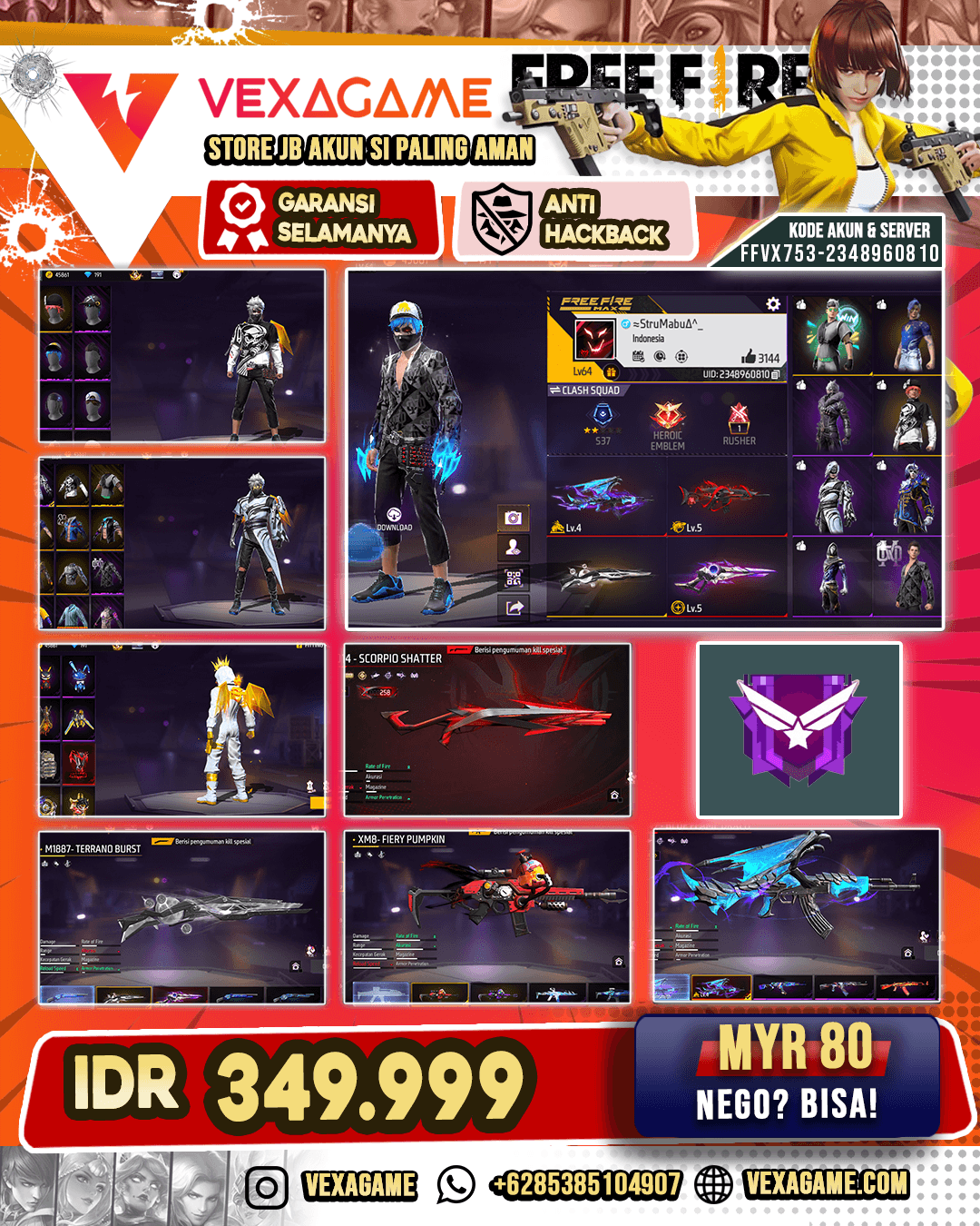 6 EVO 1 OTW MAX | SG 4 RASA | VAULT 340++
