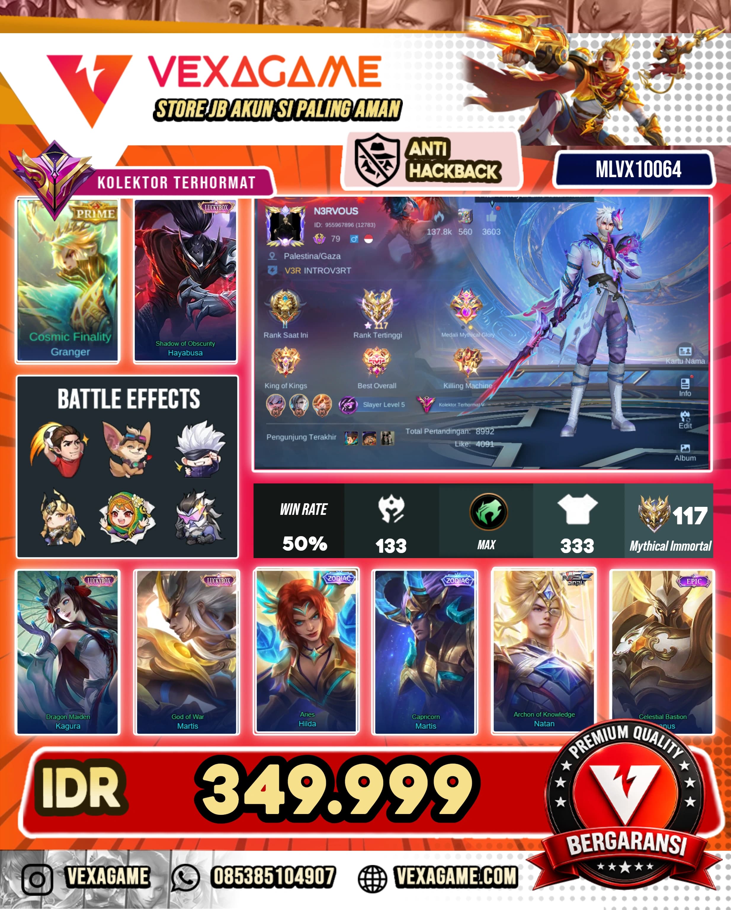 Hayabusa Starlight X Luckybox | 3 Luckybox | Recal Tas Tas