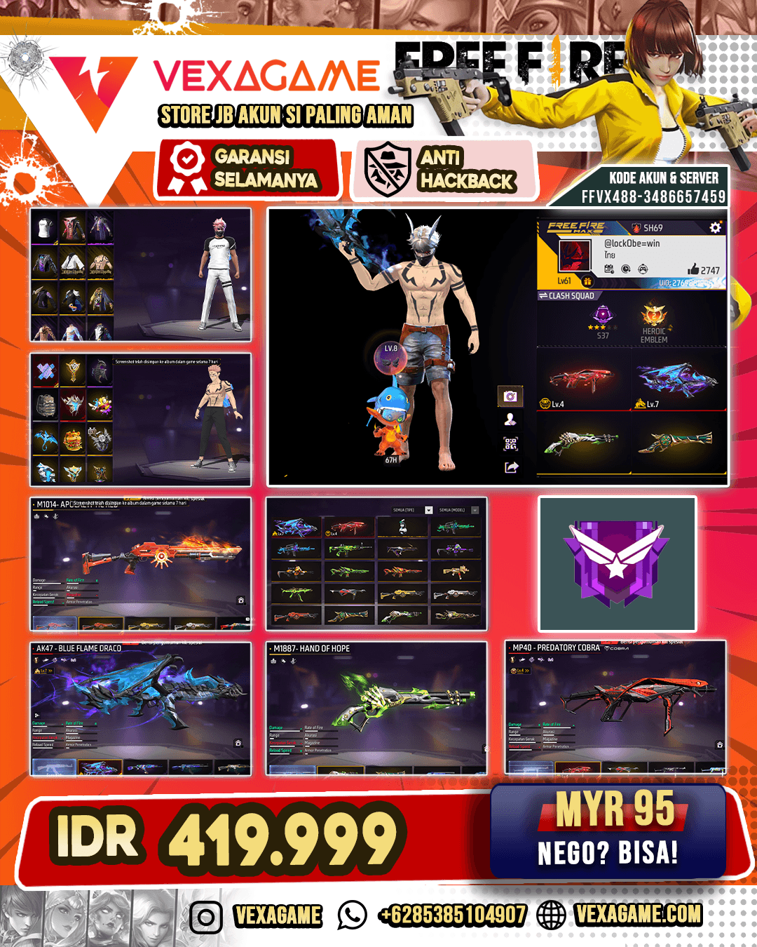 2 EVO 1 MAX | SG TROMPET | SG LUMUT | VAULT 320+