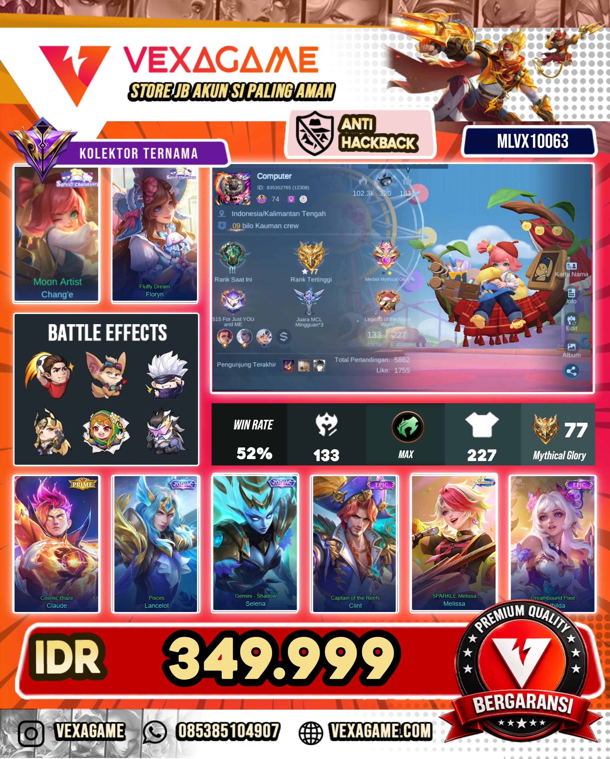 Change Sanrio | Zodiac Lance X Selena