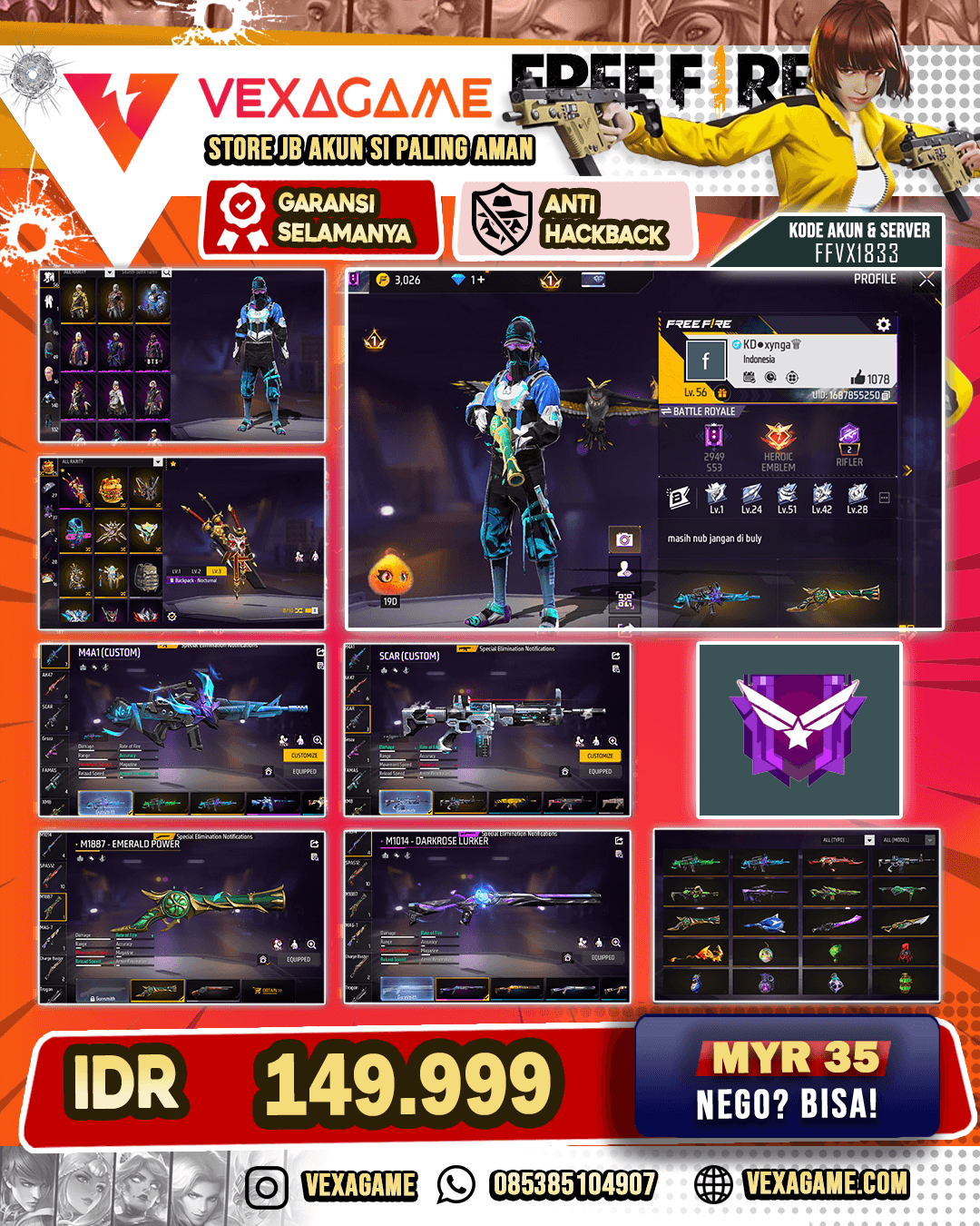 SG2 TEROMPET | SCAR TITAN | M4A1 GLACIER NETHERWORLD | AK47 UNICORN