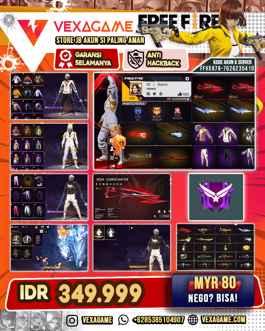 1 EVO OTW MAX | LOOK CHANGER ON | SG TEROMPET | VAULT OTW 200