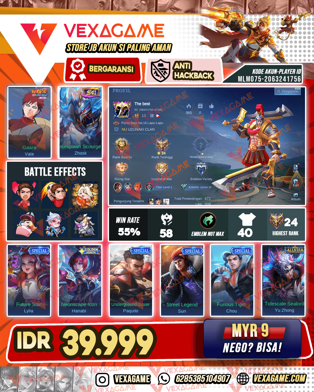Akun Murah