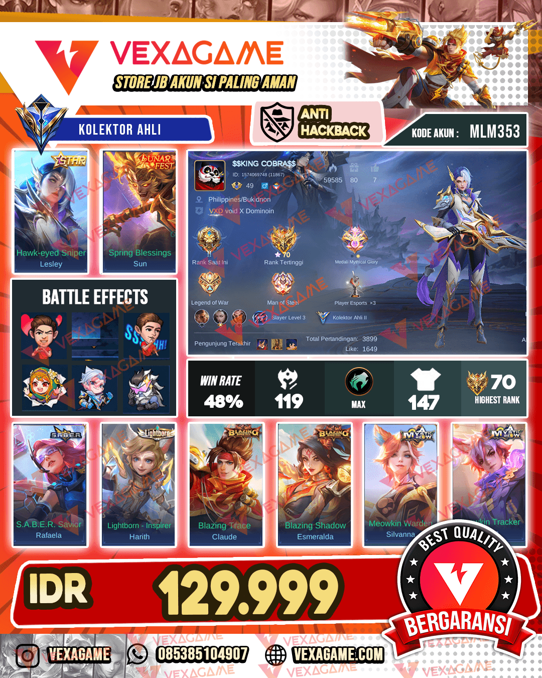 Lesley Annualstar | Sun Epic Emblem MAX