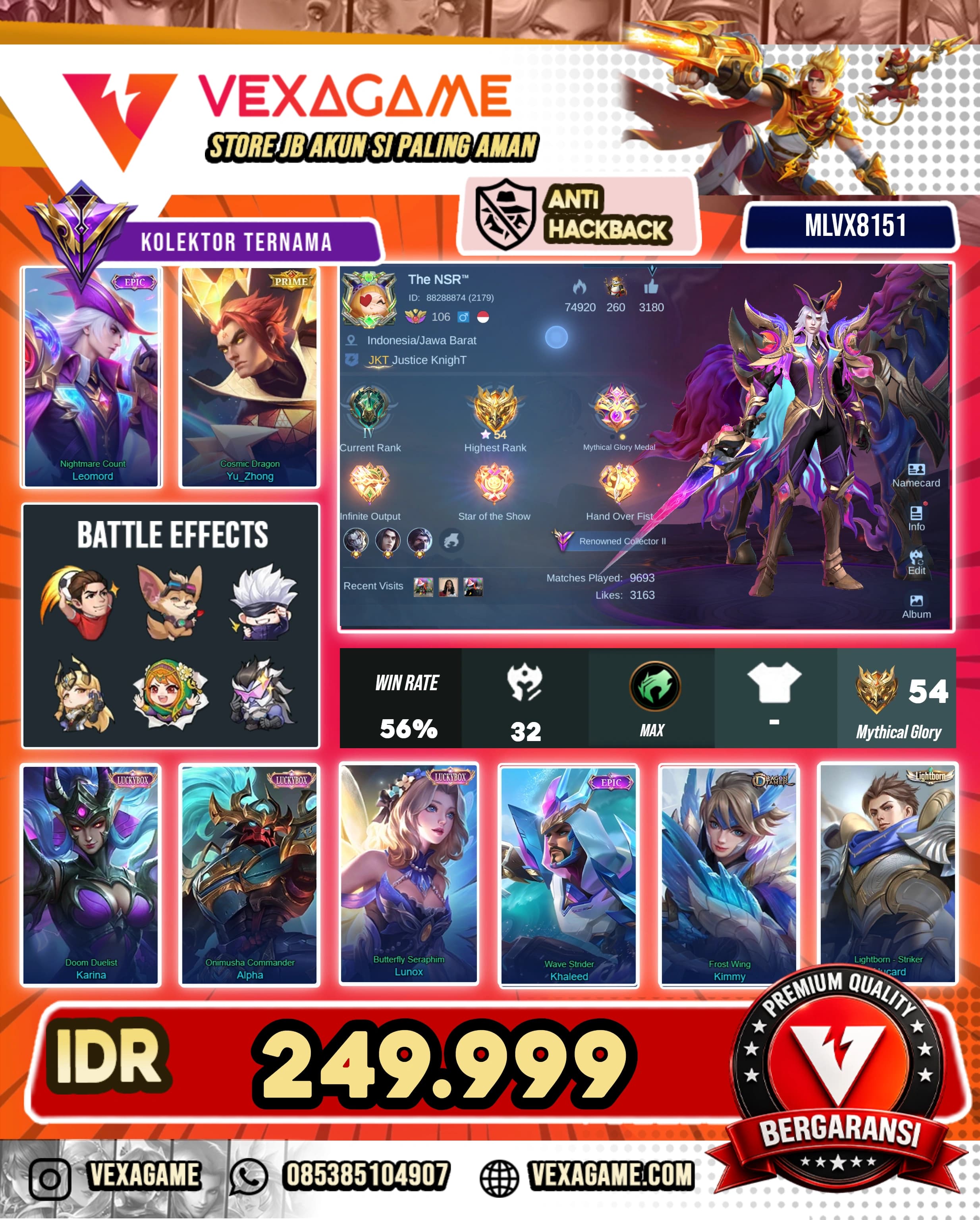 Leomord Epic | YuZhong Prime | 3 Luckybox