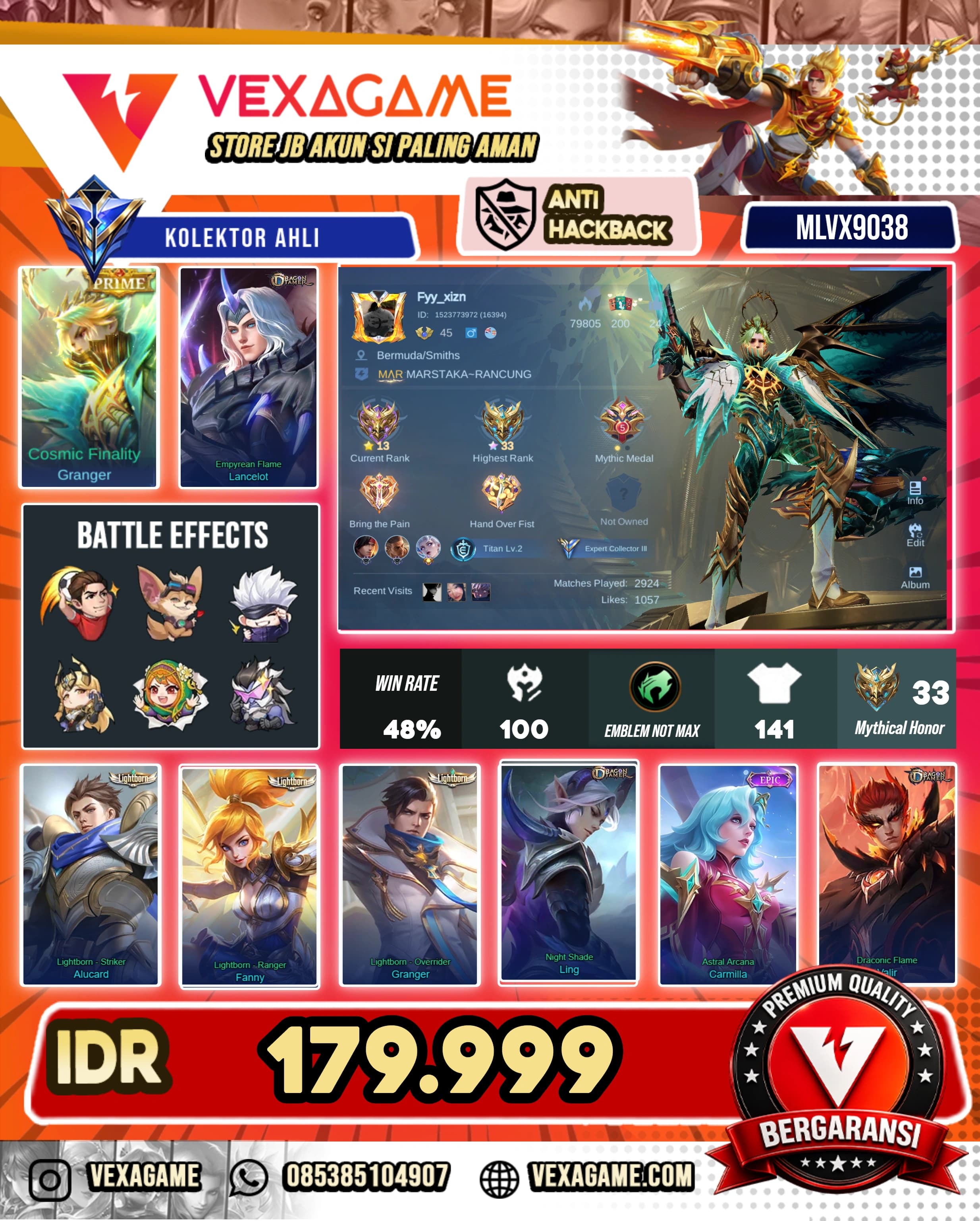 Granger Prime | Lancelot Dragon Tamer