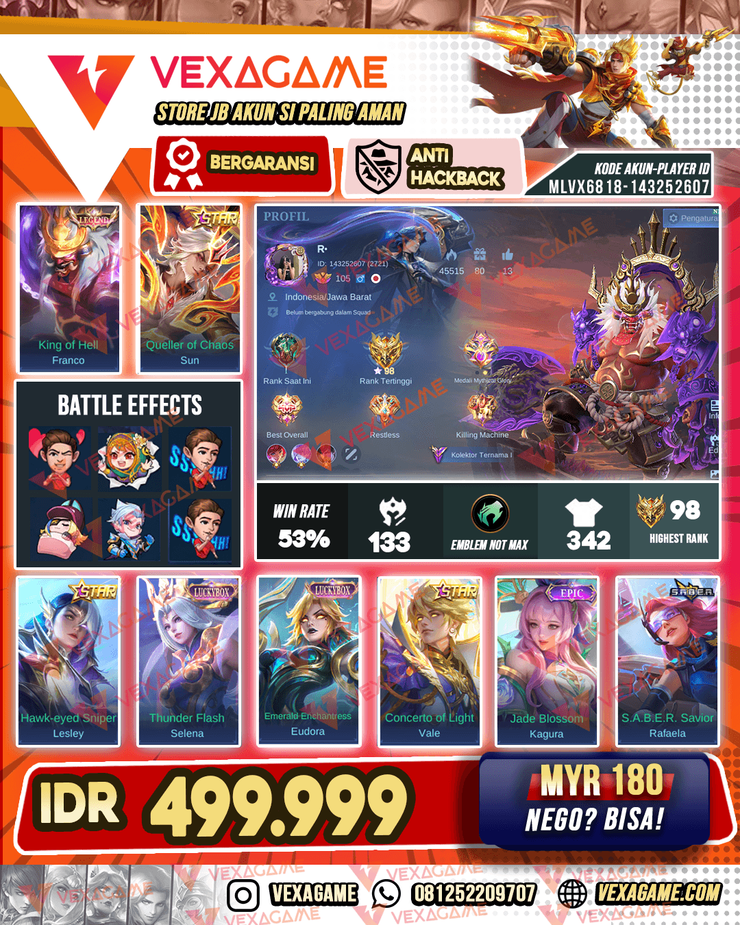 Franco Legend | 3 Annual Star