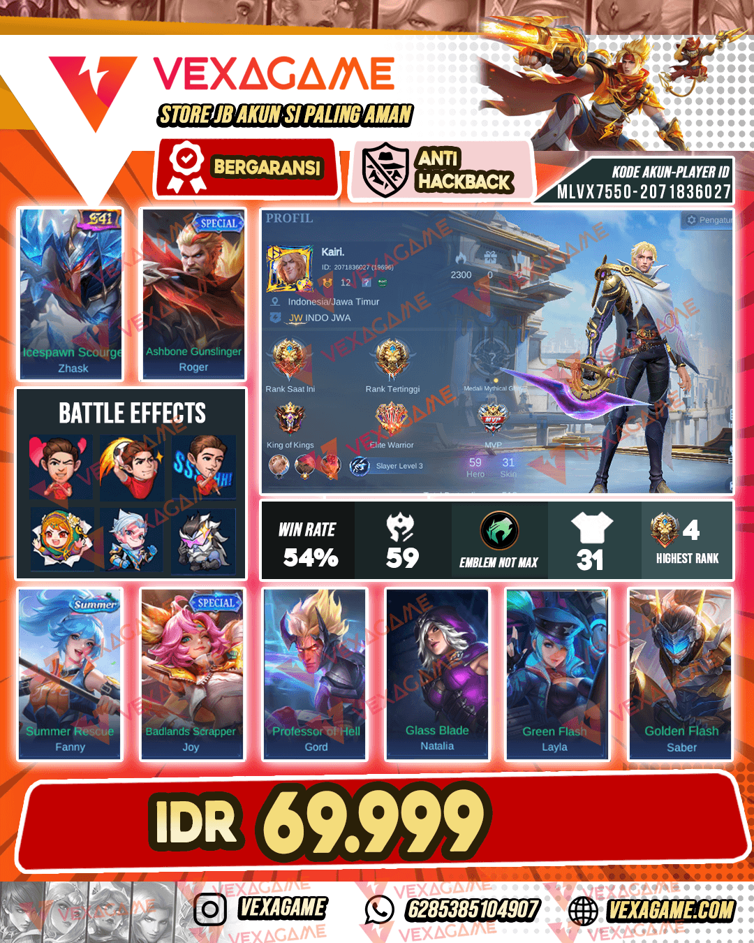 Akun Murah Harga Pelajar