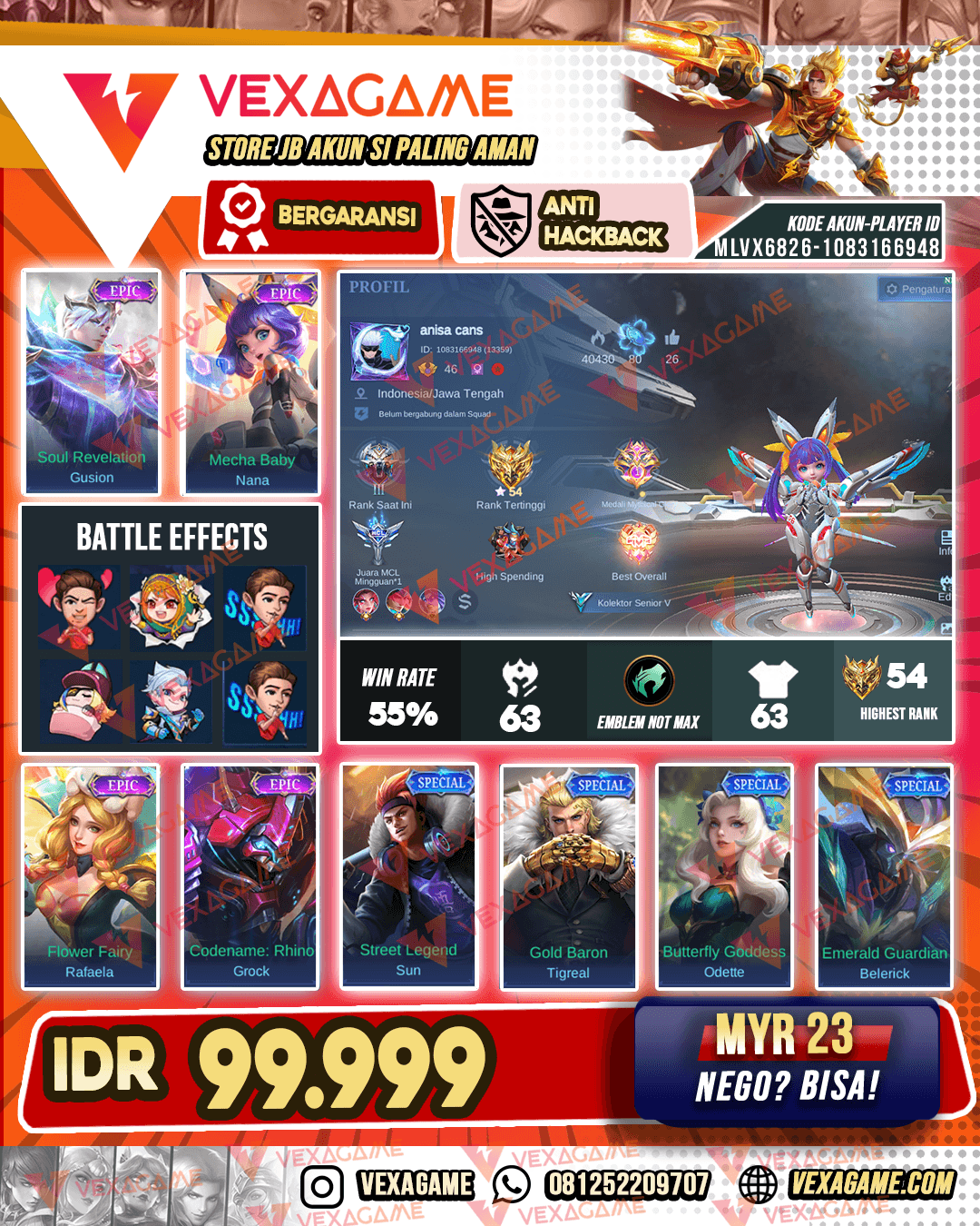 Nana Epic X Gusion Epic