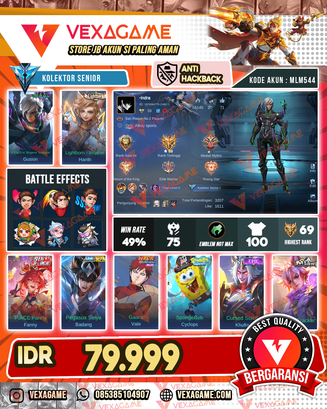 Gusion Venom | Harith Lightnborn