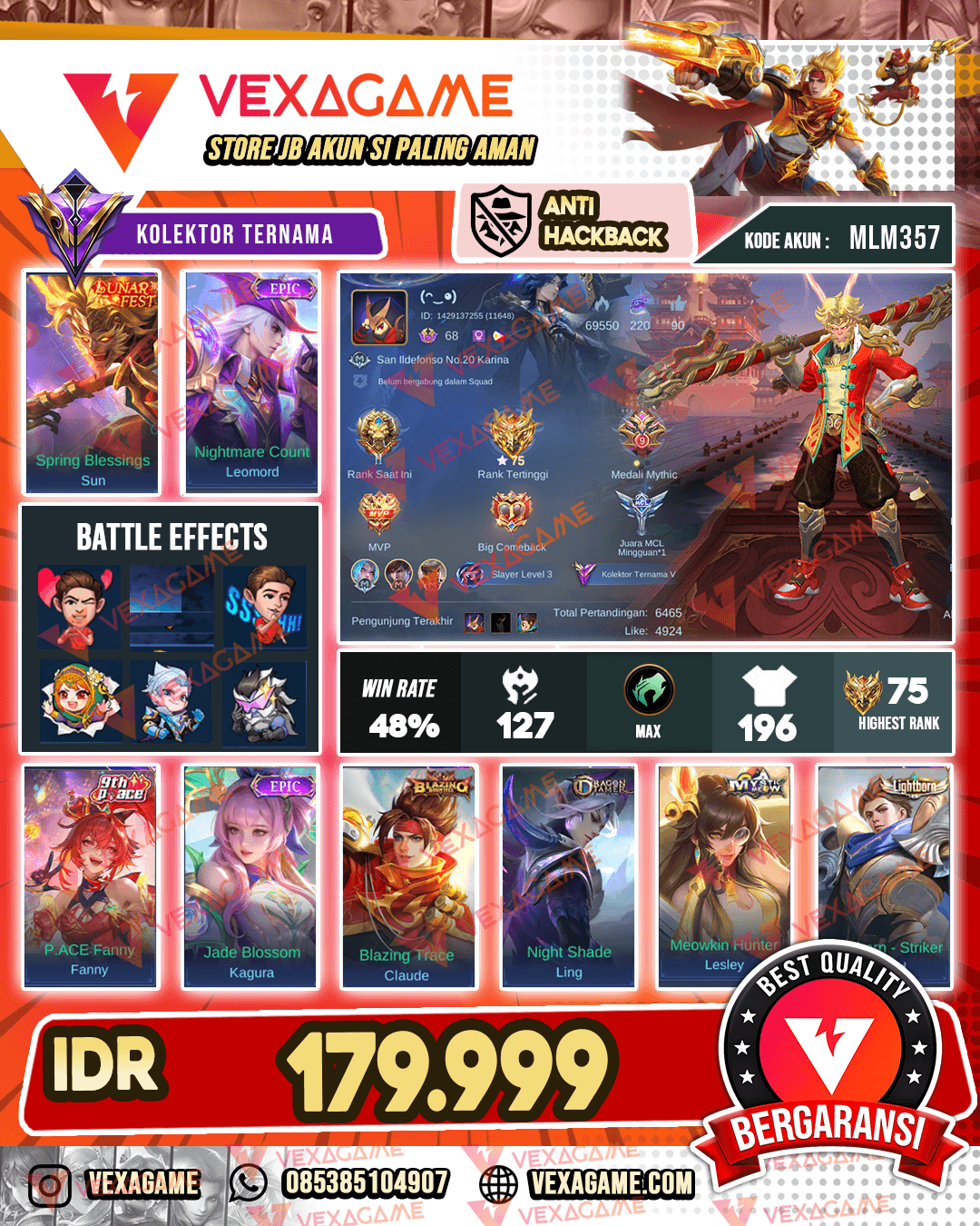 Sun Lunar Fest X Leomord Epic | Emblem MAX