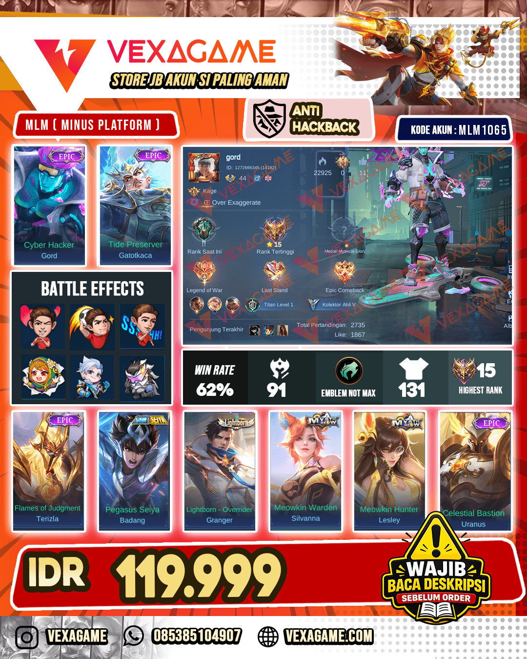 Gord Epic | Gatotkaca Epic