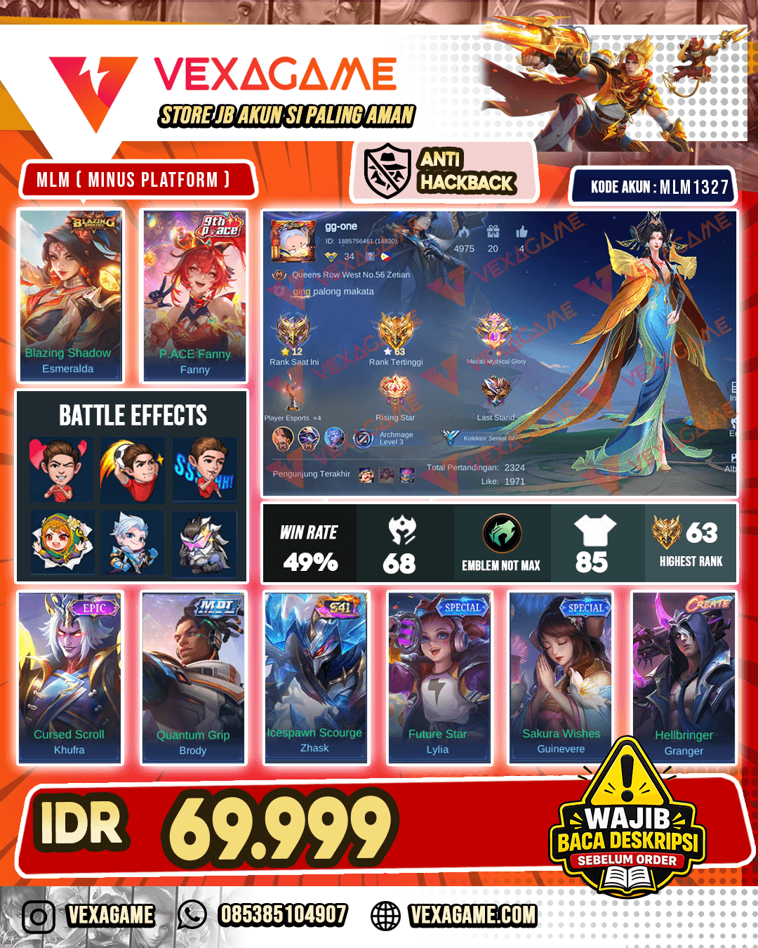 Akun Senior Murah