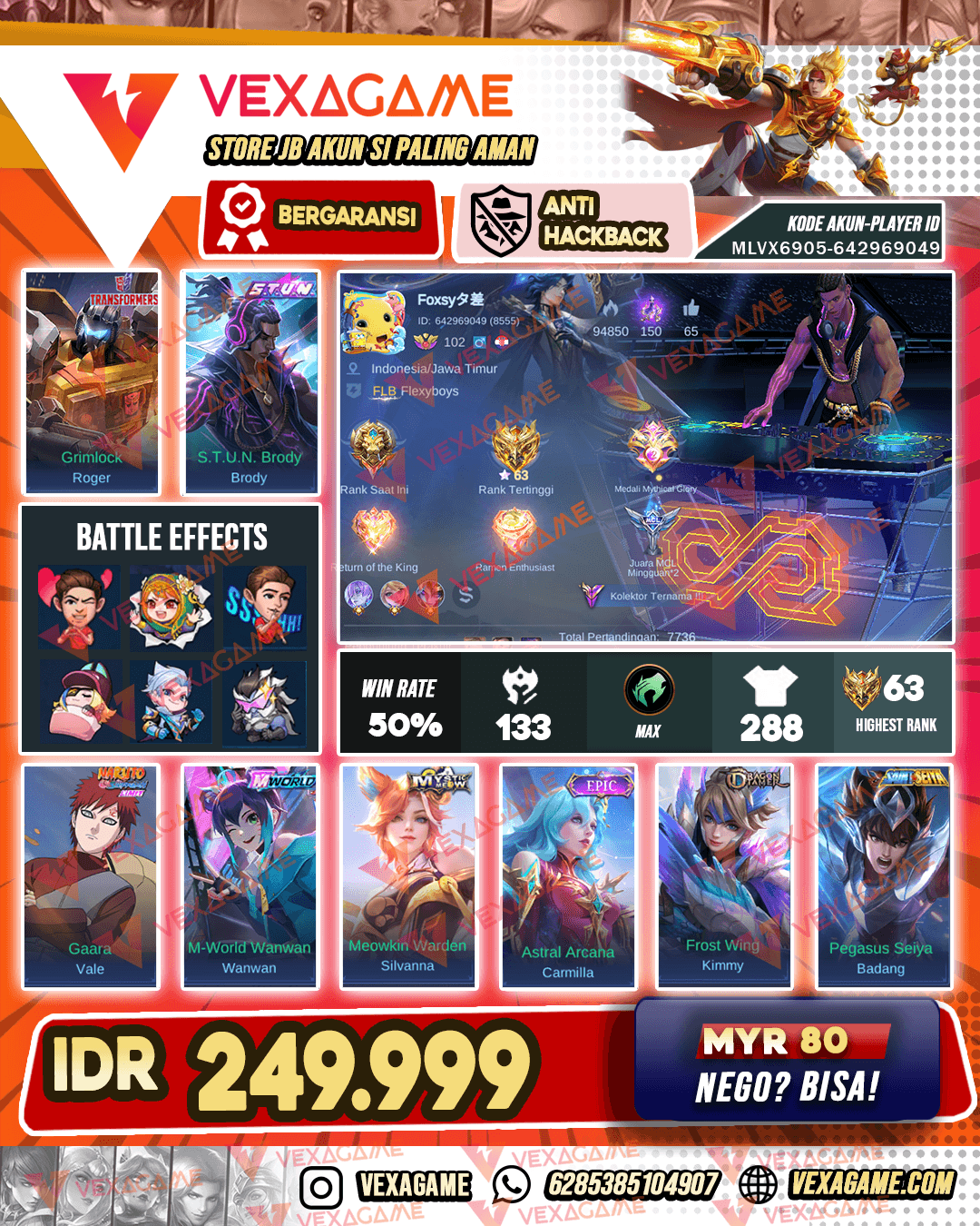 Brody STUN | Wanwan MWORLD | Roger Transformer | Hero & Emblem MAX
