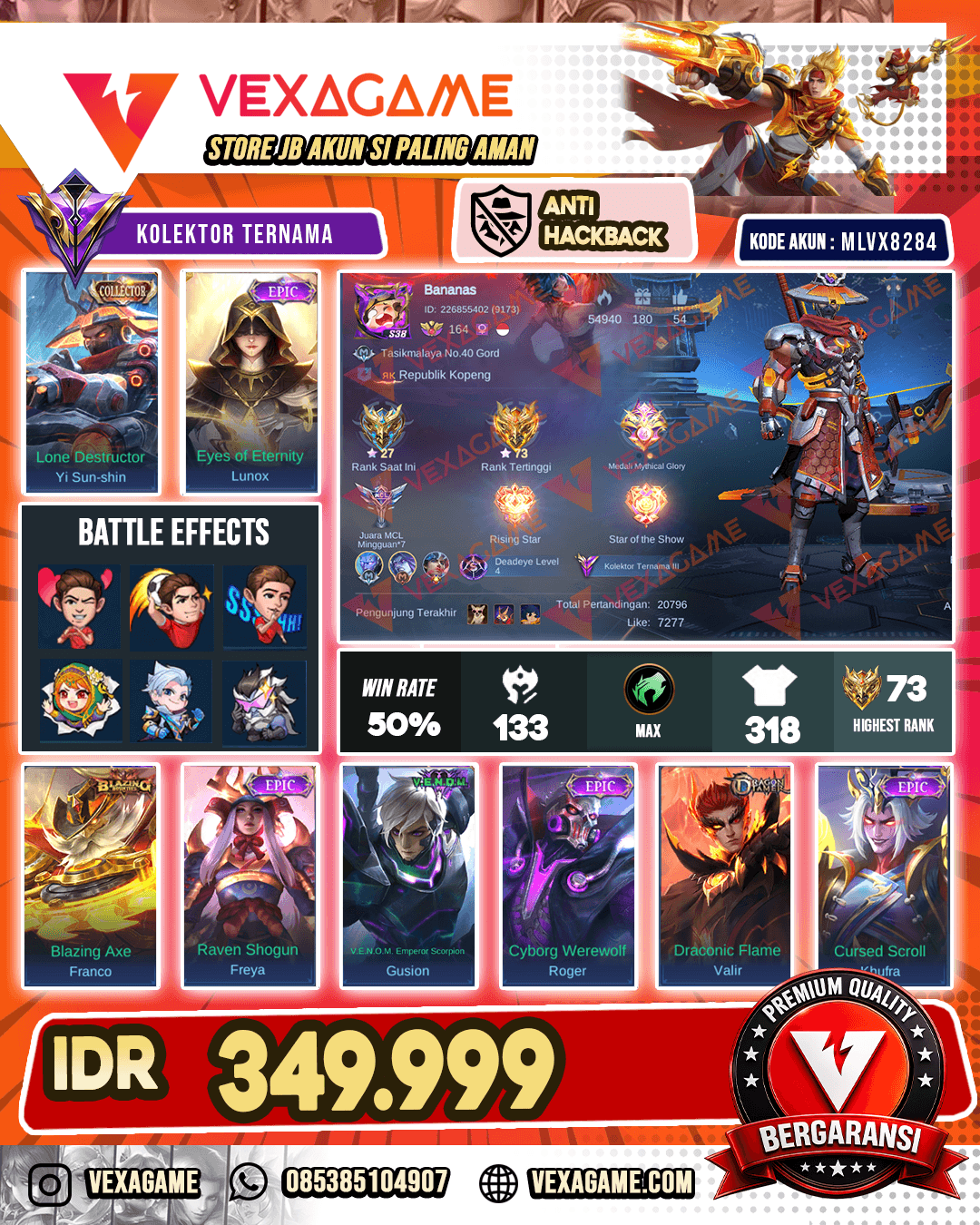 YSS Collector | Lunox Epic