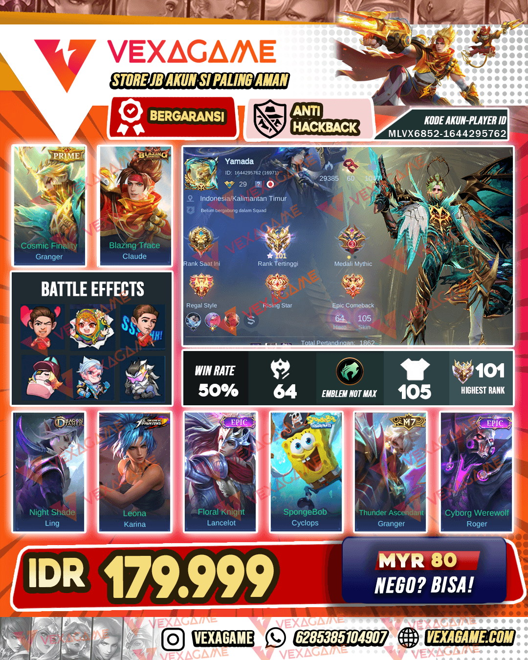 Granger Prime | Claude Blazing | Ex Immortal