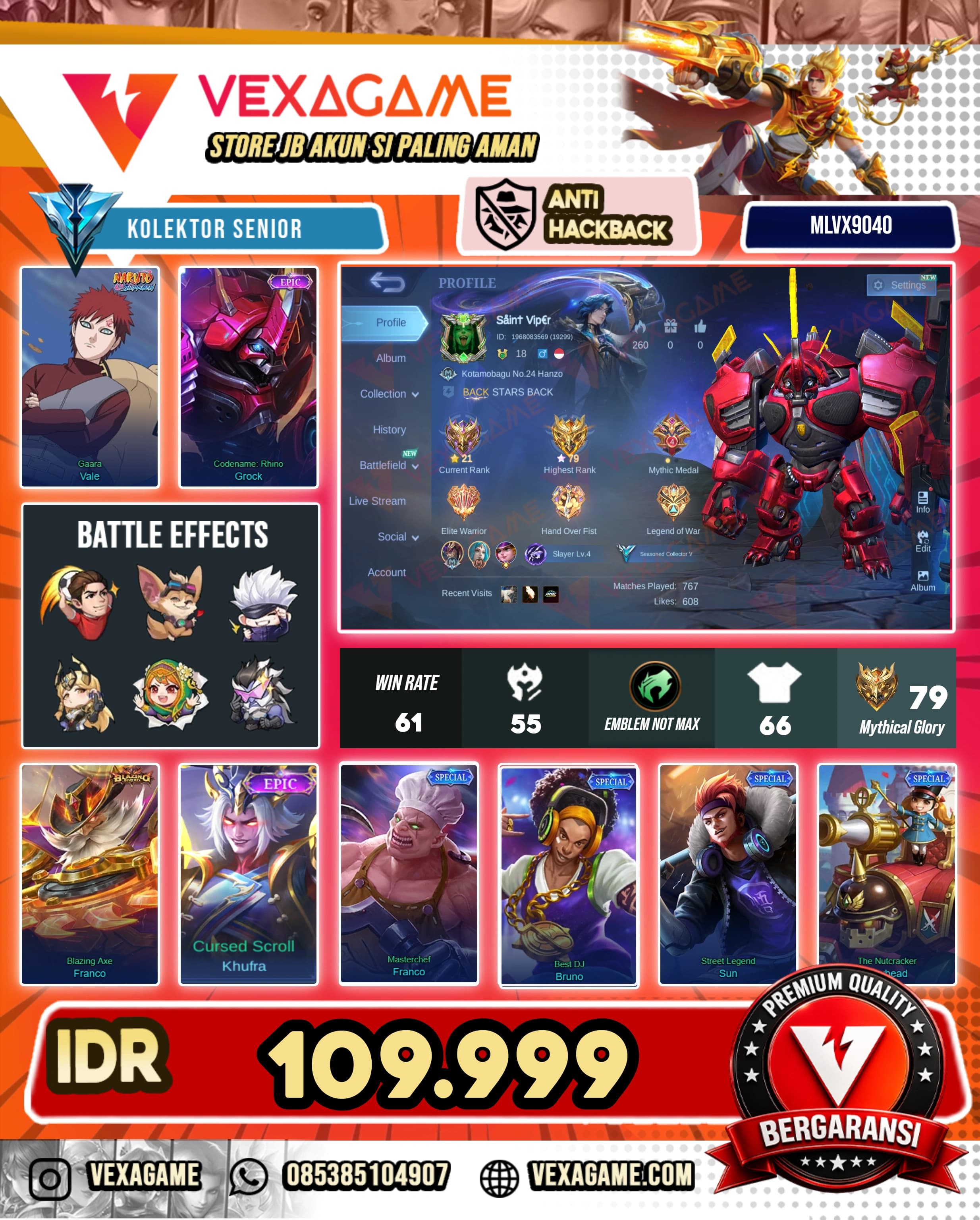 Grock Epic | Franco Blazing