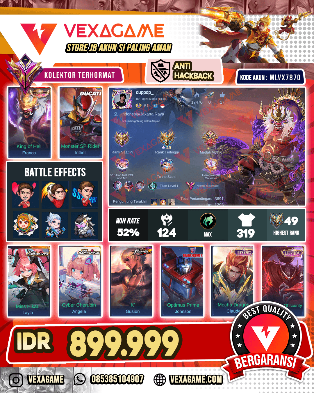 Legend Franco | 2 Aspirants | 2 KOF | Irithel Ducati | Kagura CLouds