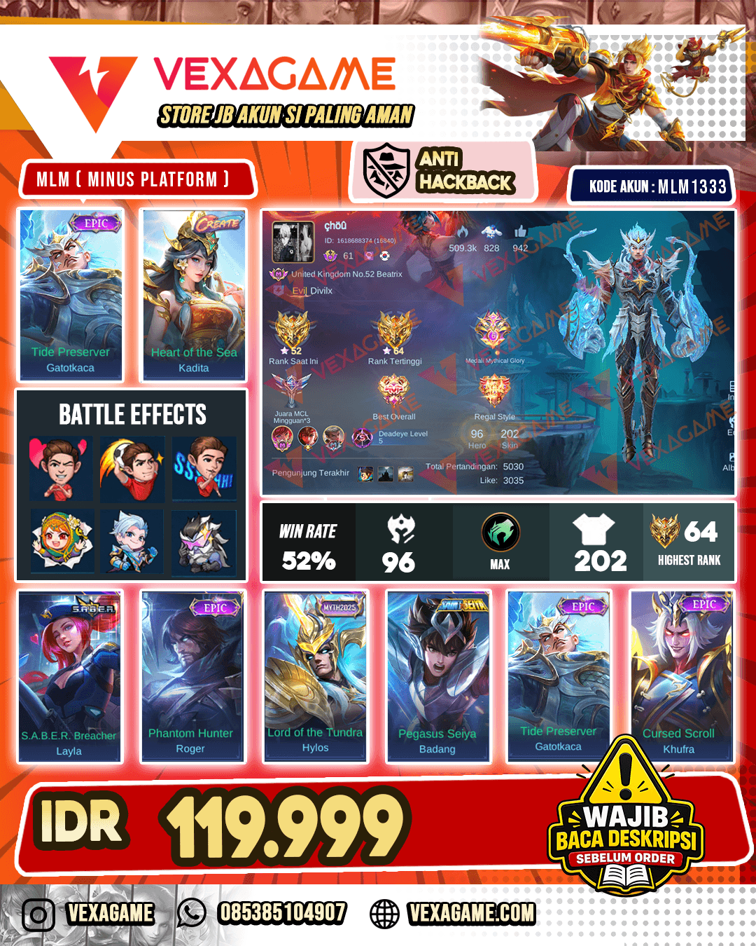 Gatotkaca Epic X Kadita Create
