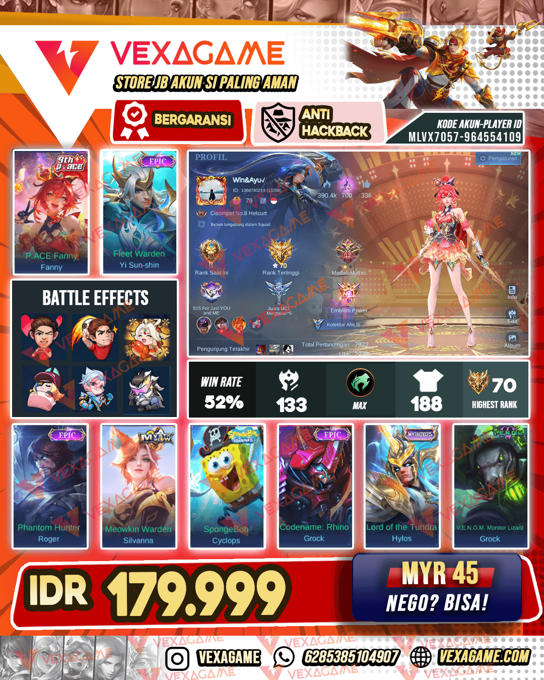 Fanny Pace | Yss Epic | Emblem Hero Max
