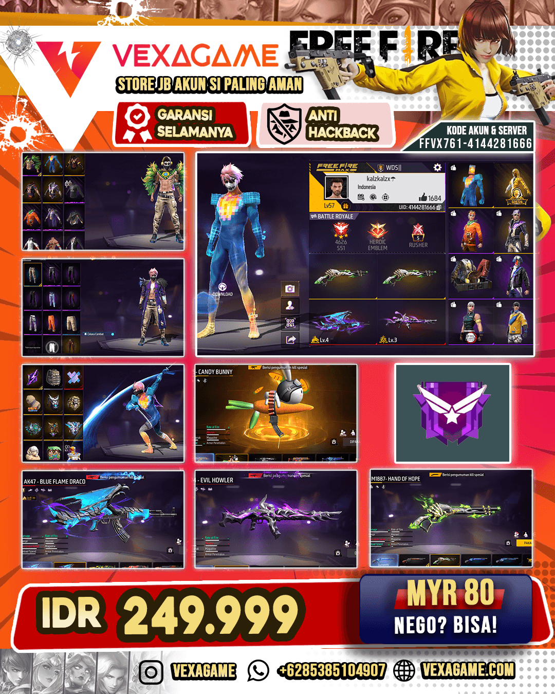 2 EVO | SCAR CAHAYA BULAN | SG 3 RASA