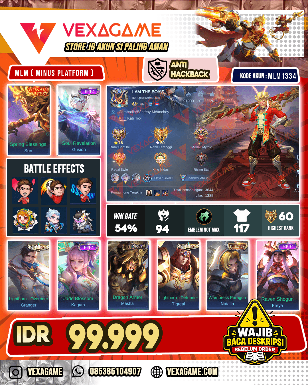Sun Lunar Fest X Gusion Epic