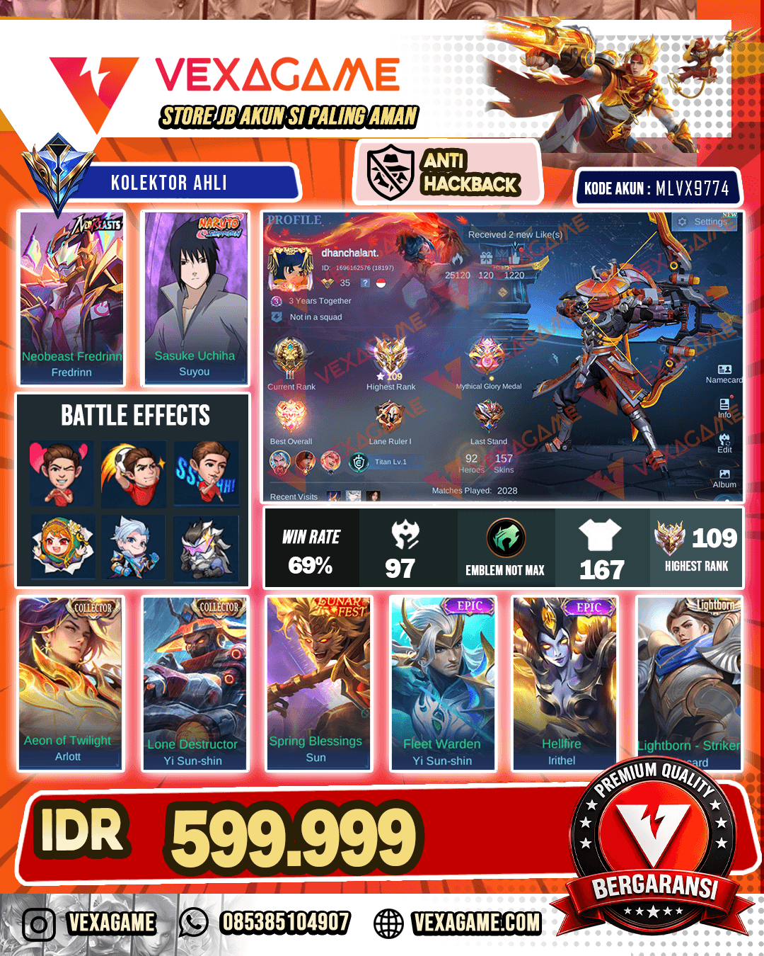 Fredrinn Neo Beast | Suyou Sasuke | YSS Collector X Arlott Collector
