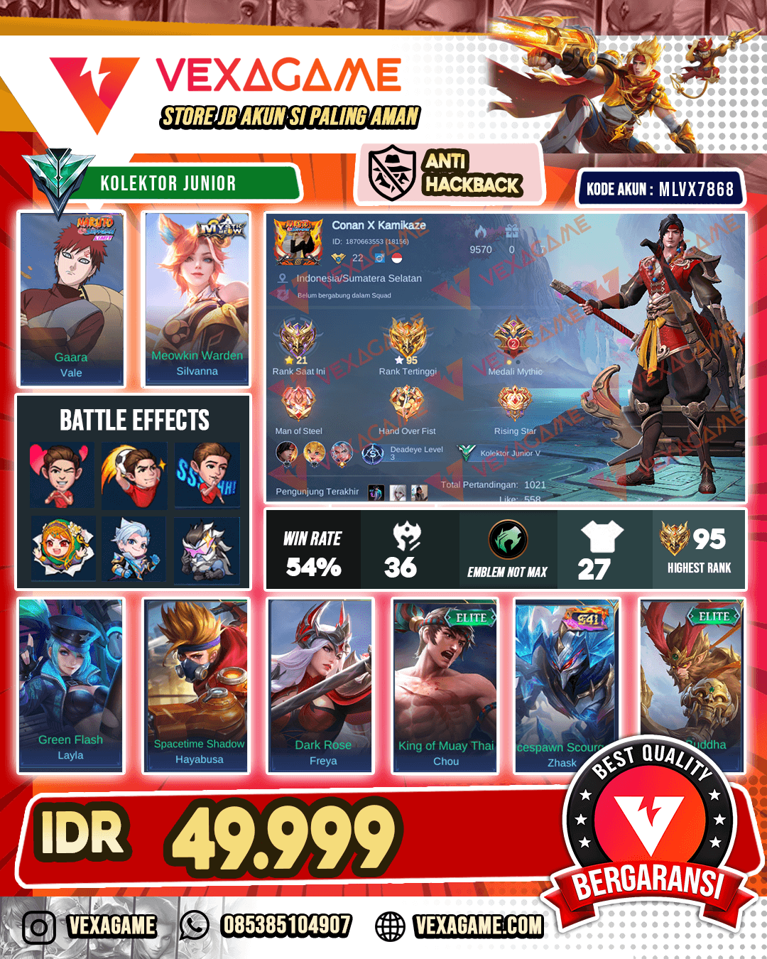 Akun Murah Ex Glory