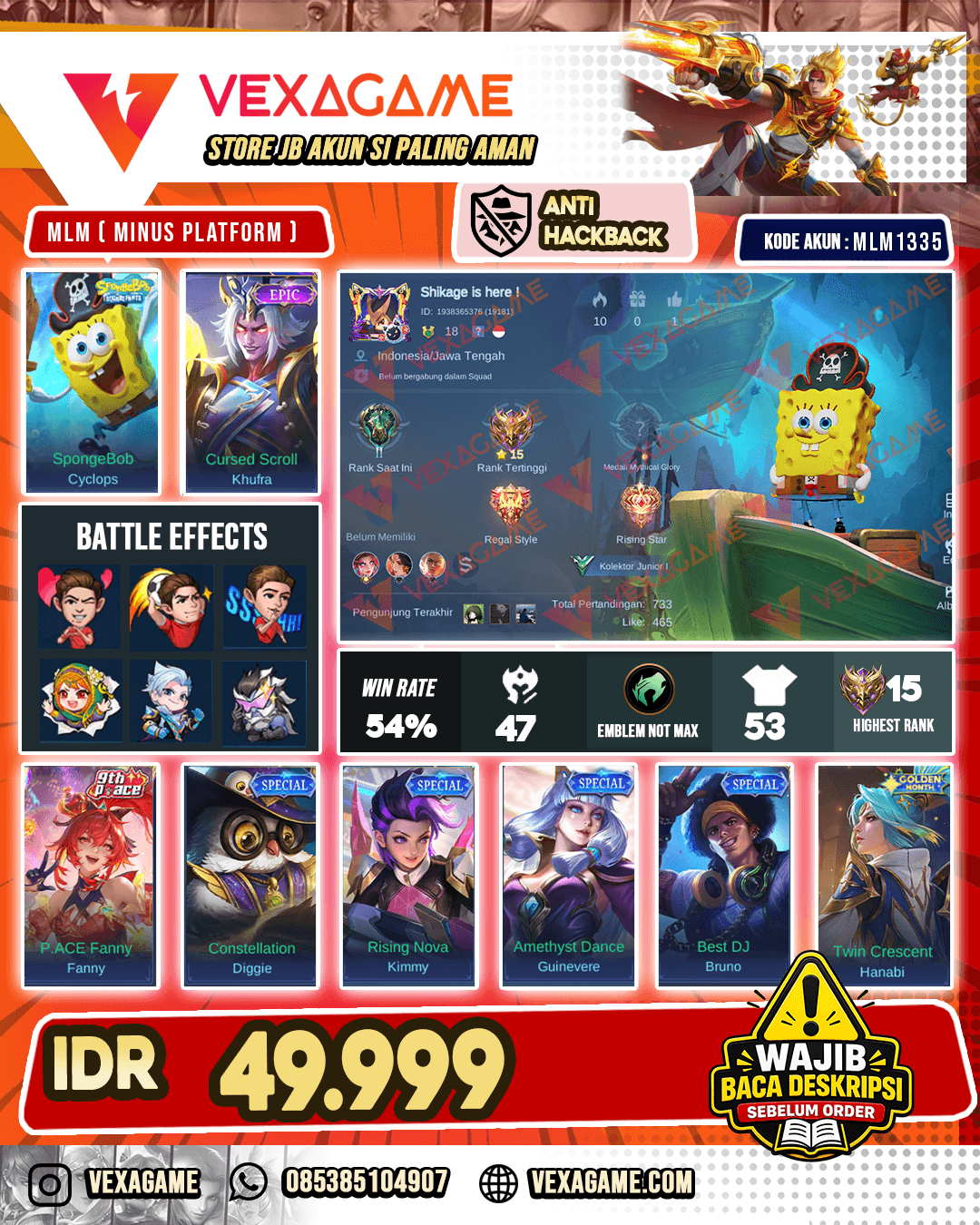 Akun Murah Harga Pelajar