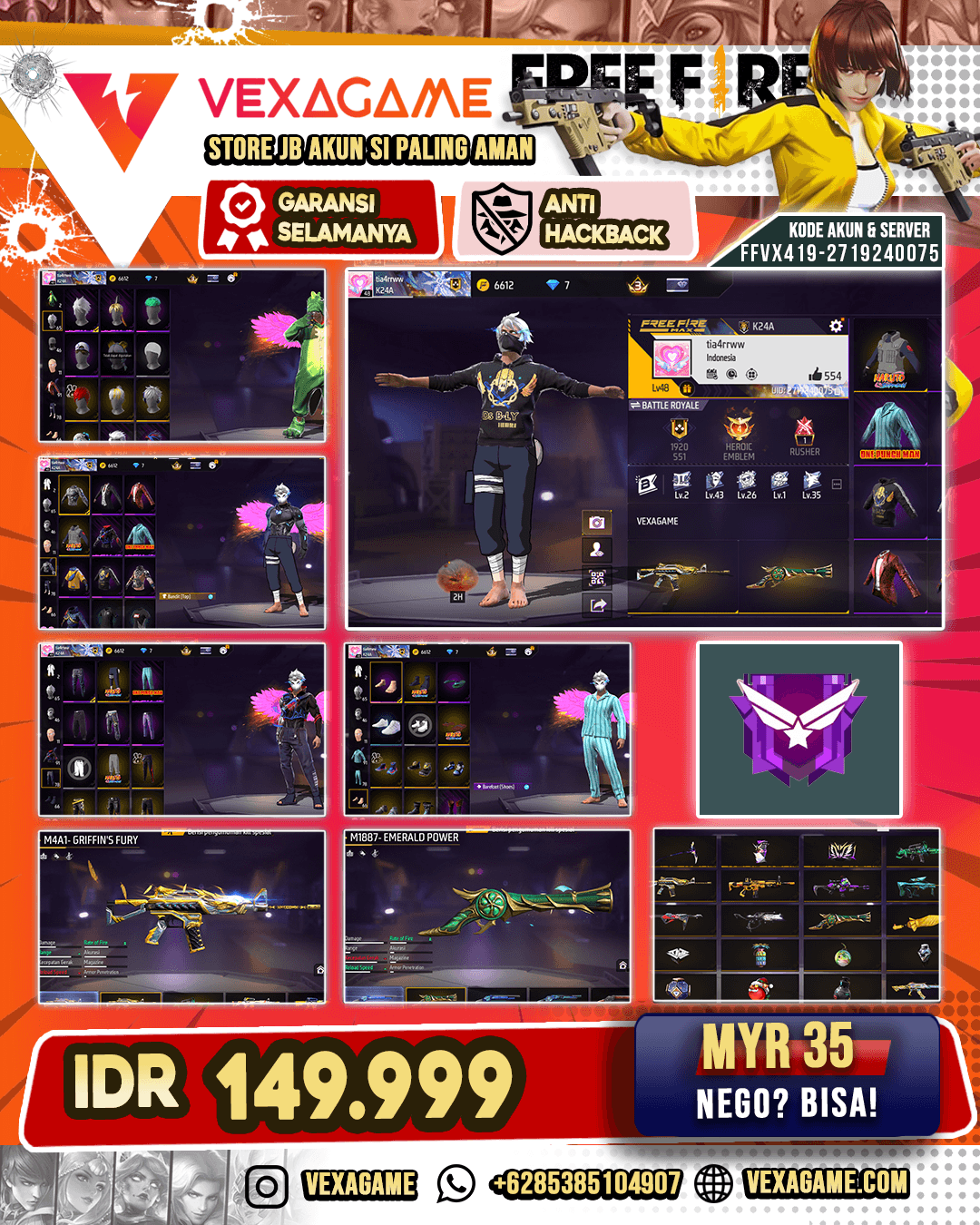 SG Terompet | T-Shirt OPM | Bandit (Top) | M4A1 Griffin's Fury | M4A1 Venom Netherworld