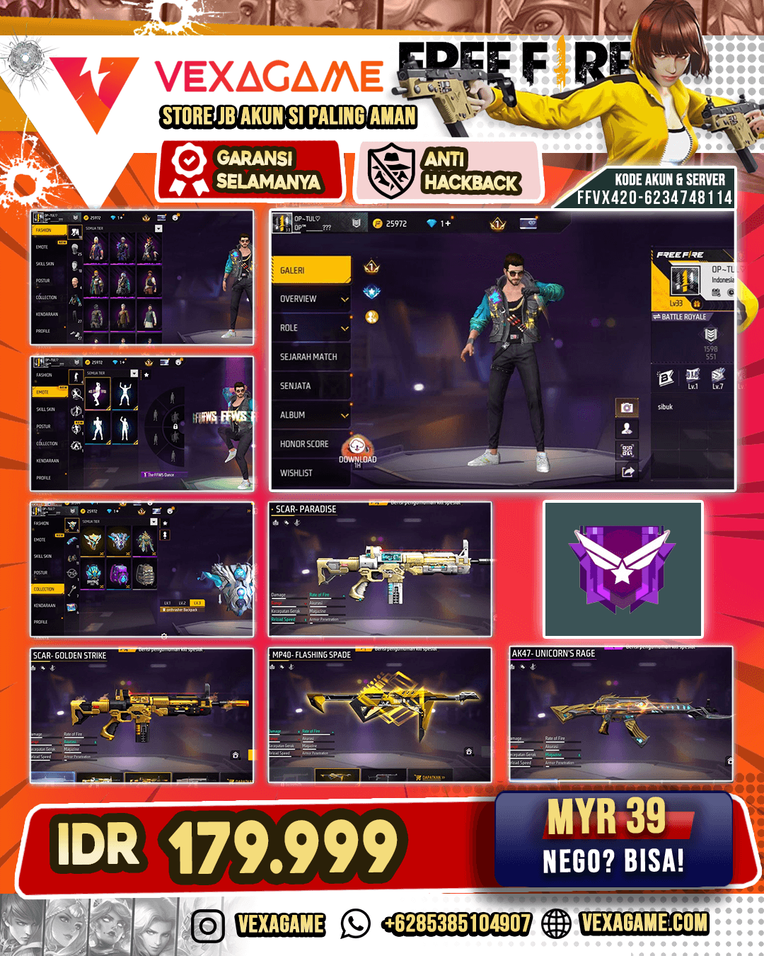 SCAR Paradise | SCAR Golden Strike | MP40 Flashing Spade |