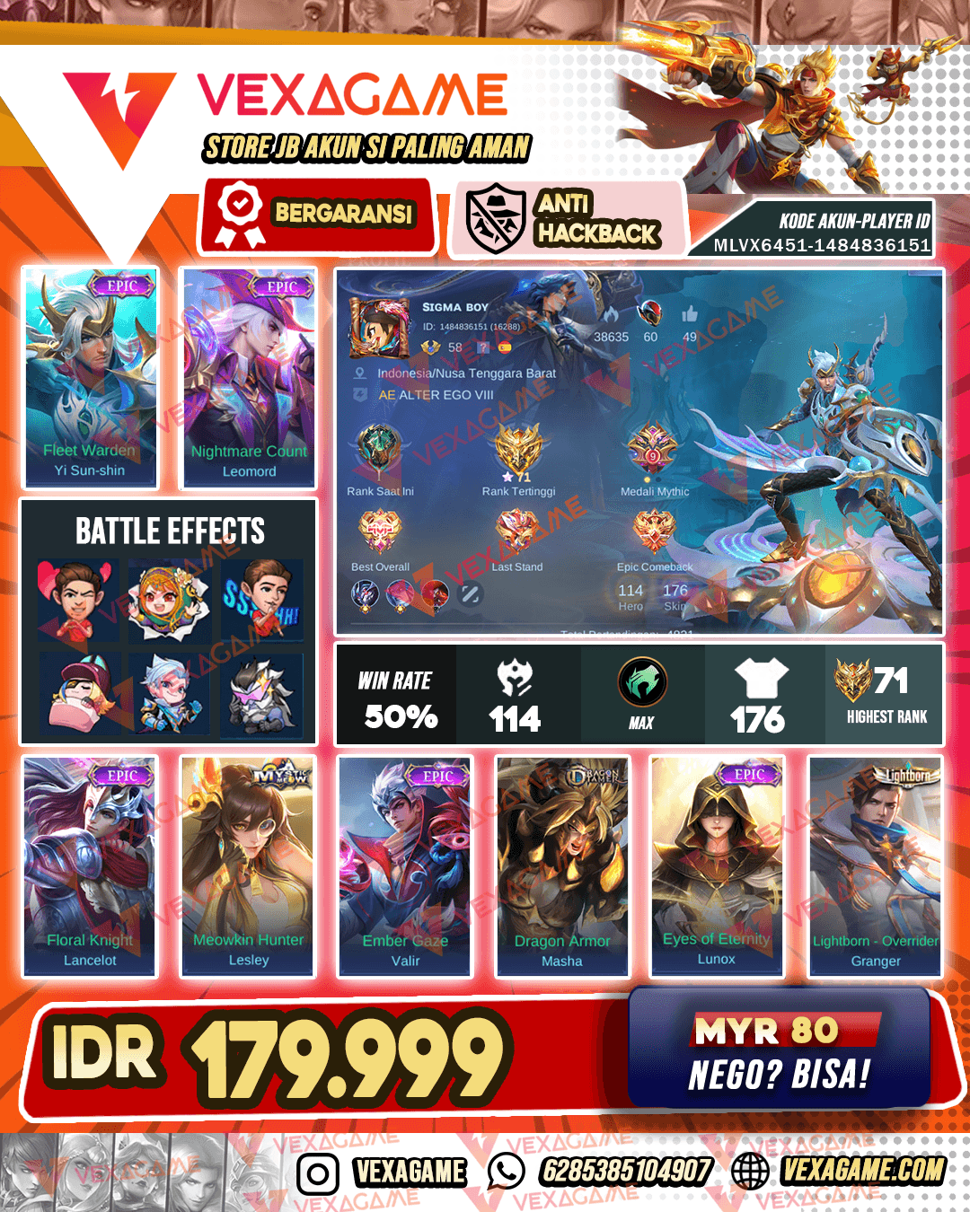 YSS Epic X Leomord Epic | Emblem MAX