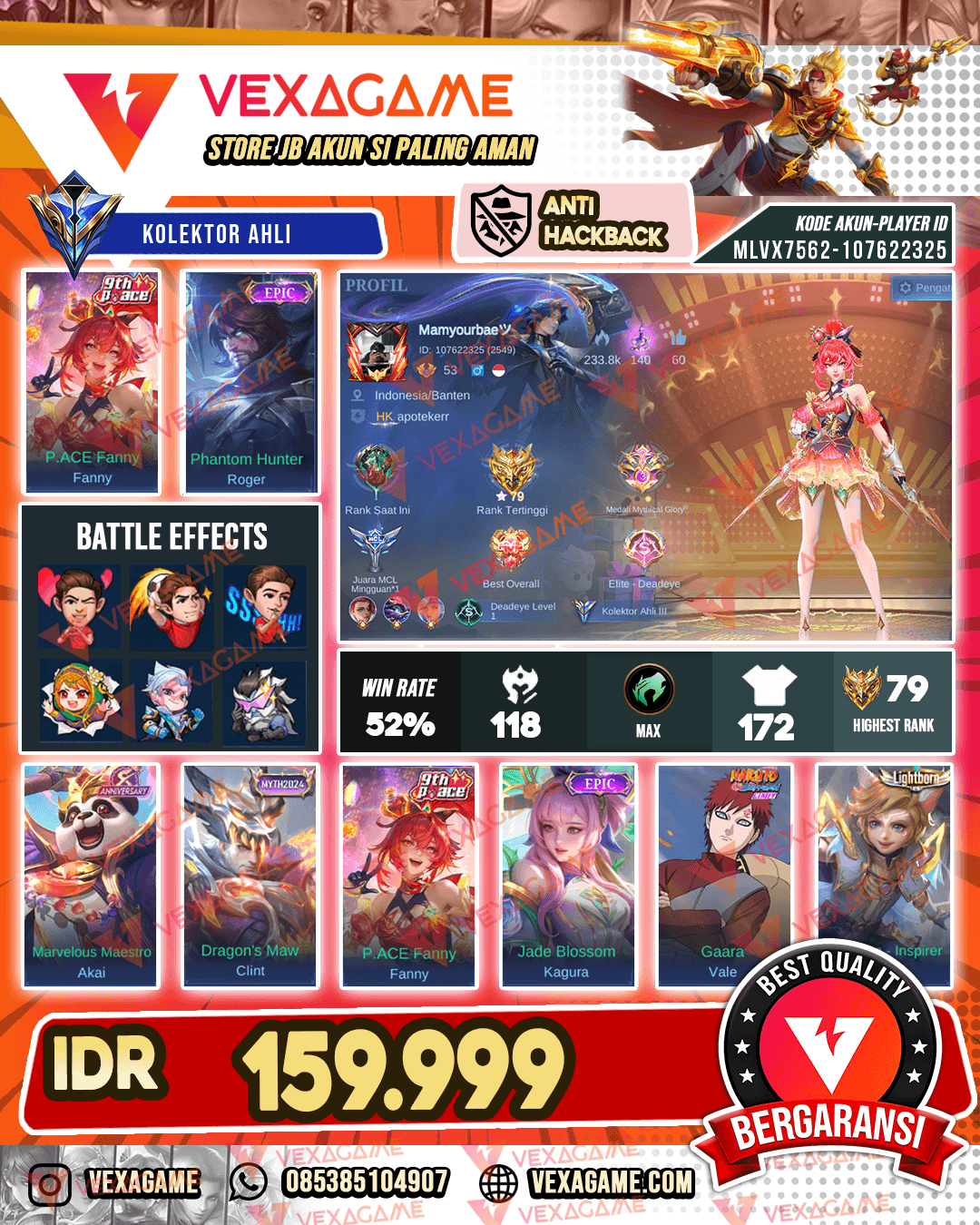 Fanny Pace | Roger Epic | Emblem Max