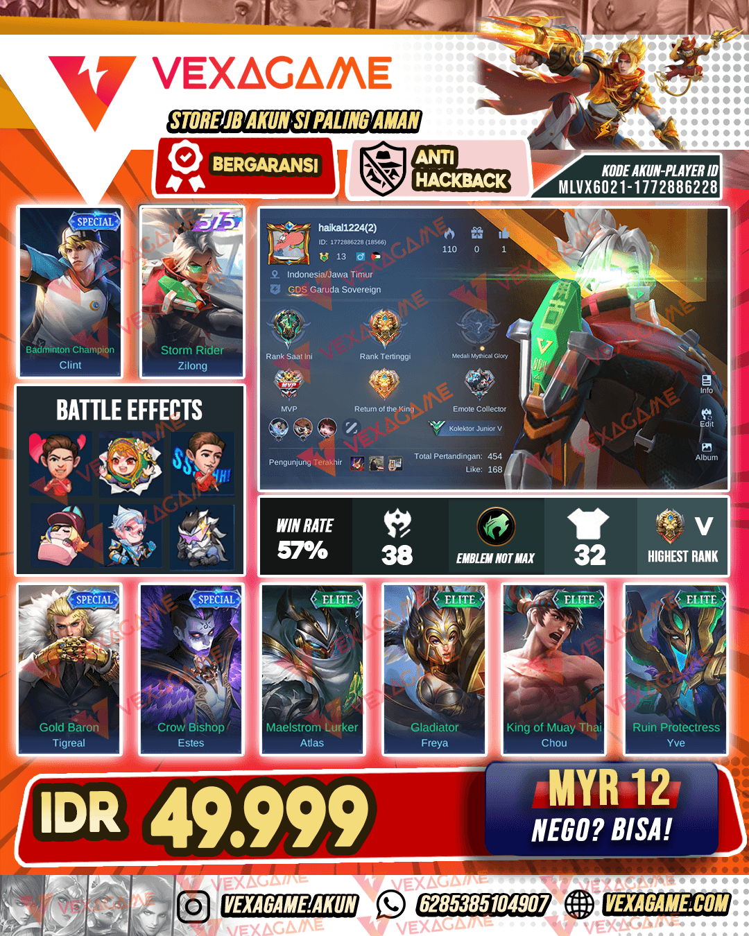 AKUN MURAH