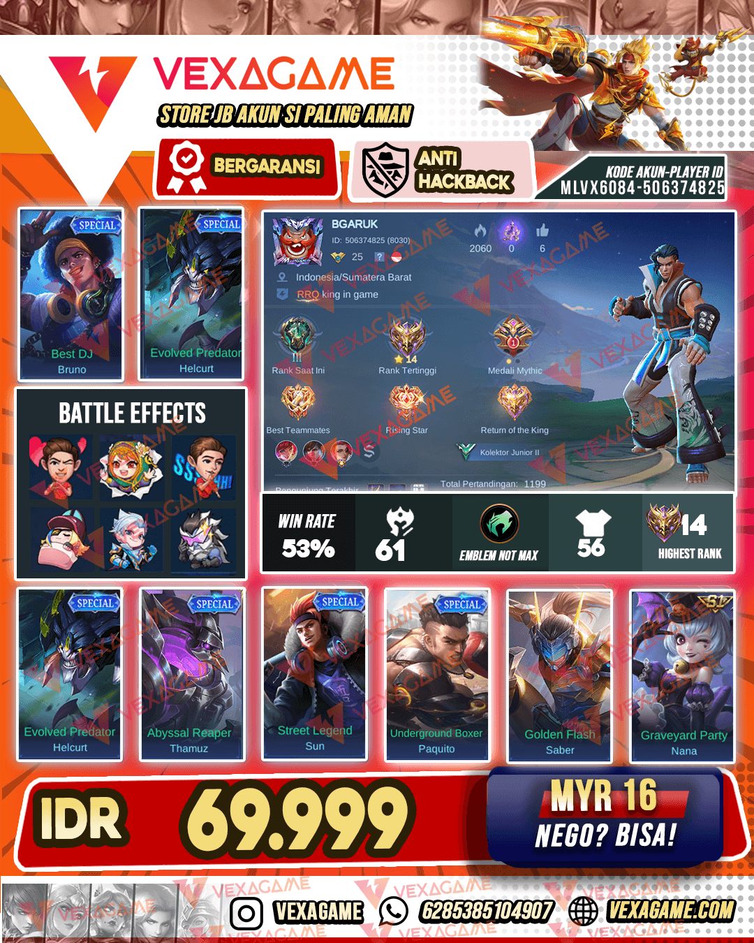 Akun Murah!!