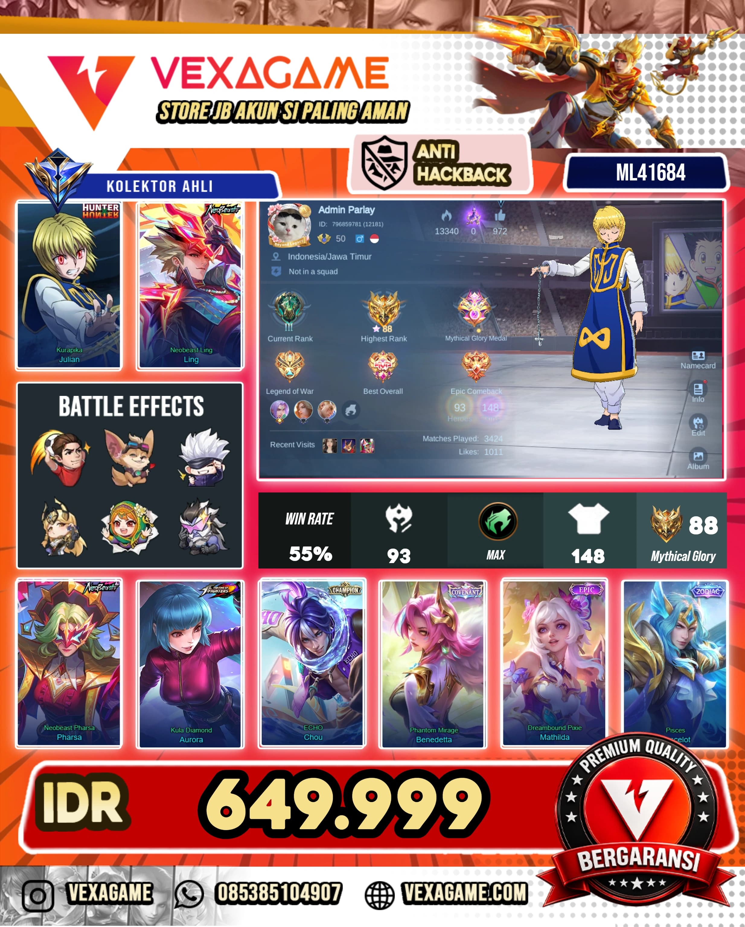 Julian HxH | 2 Neobeast | Aurora KOF