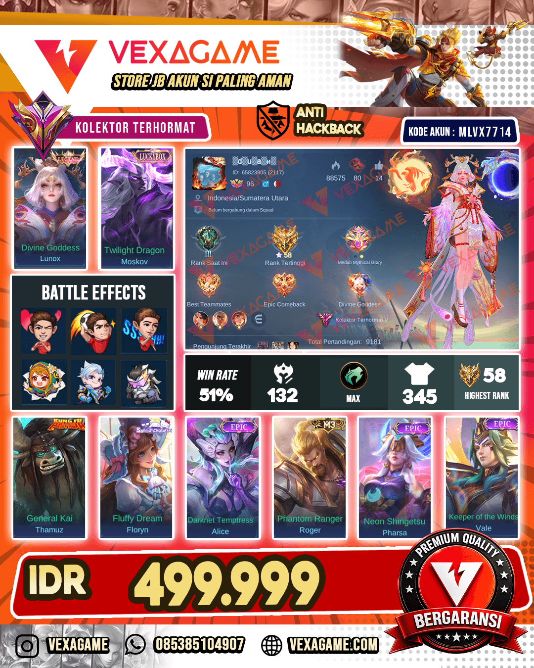 Lunox Legend | 2 Luckybox | Roger Transformers | Thamuz Kungfu panda