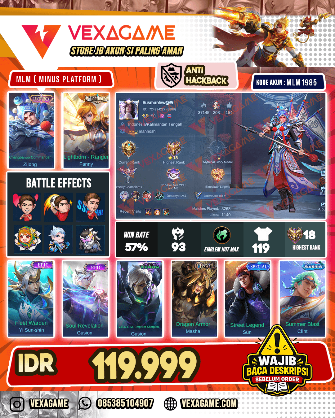 Zilong Luckybox | Fanny Lightborn