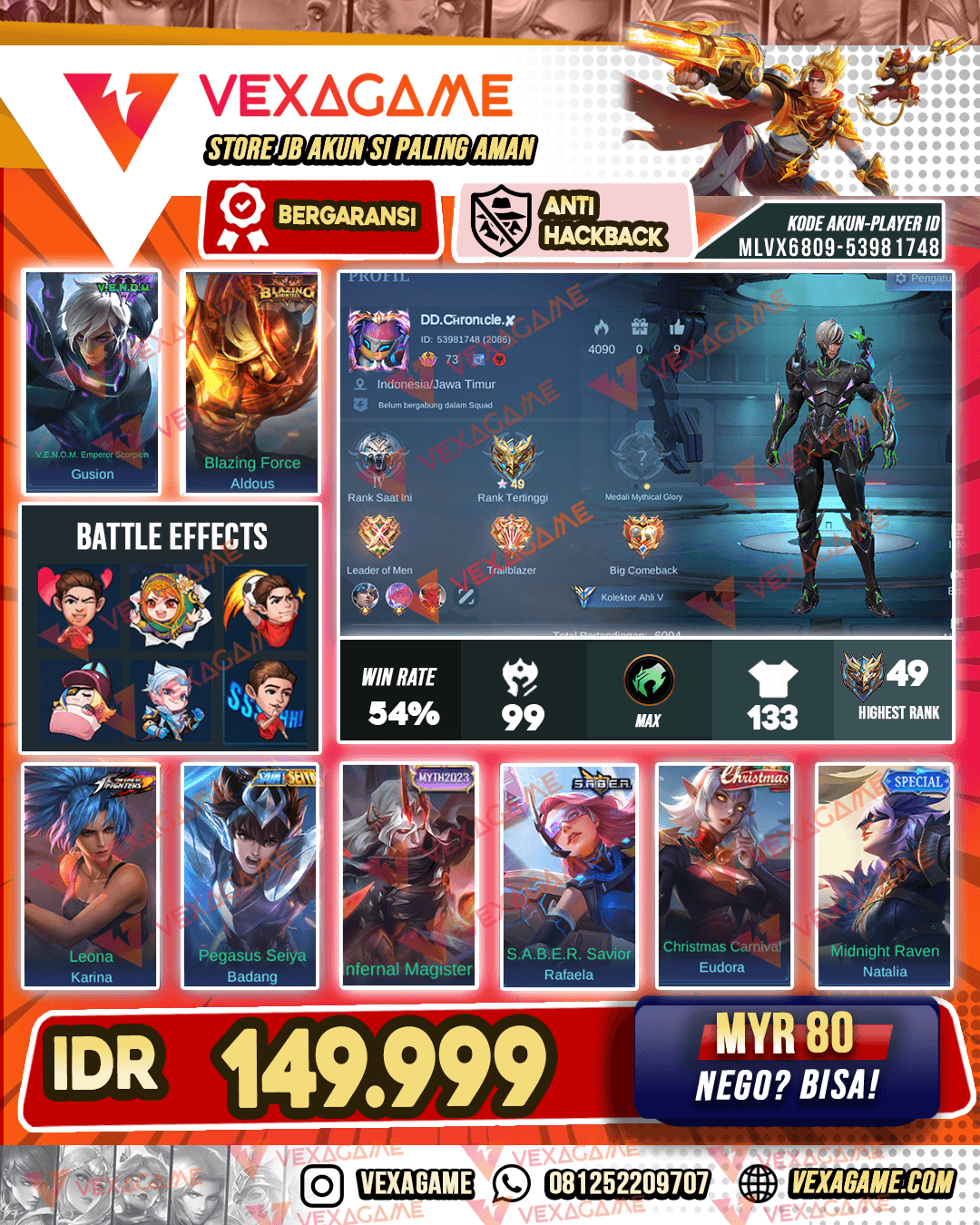 Gusion Venom | Aldous Blazing