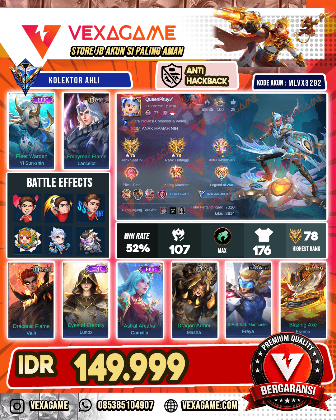 Yss Epic | Lancelot Dragon Tamer