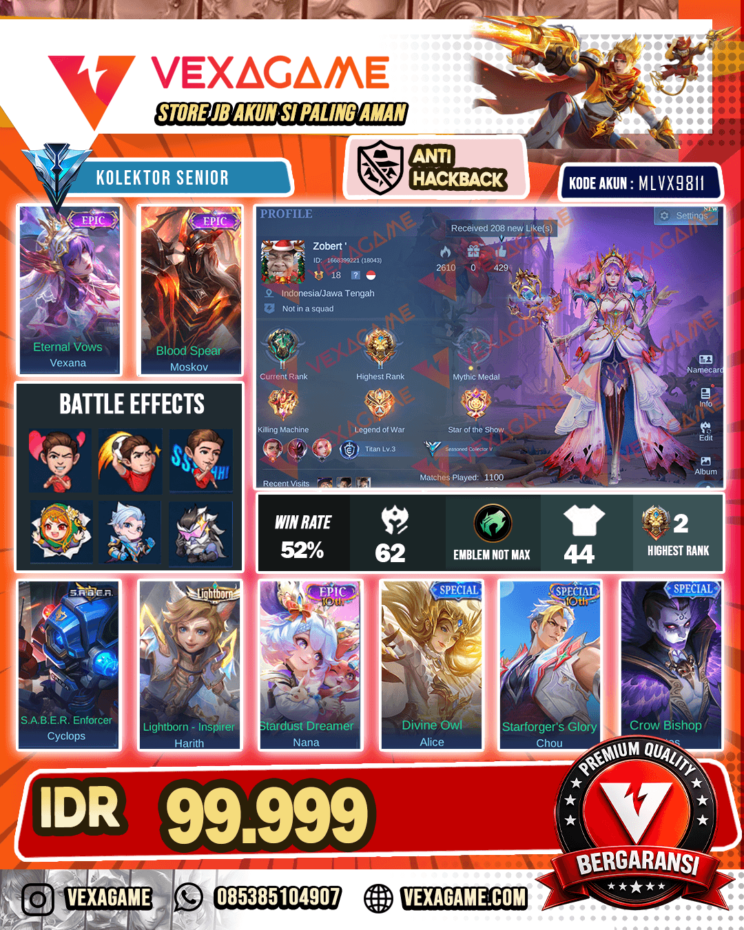 Vexana Epic | Moskov Epic