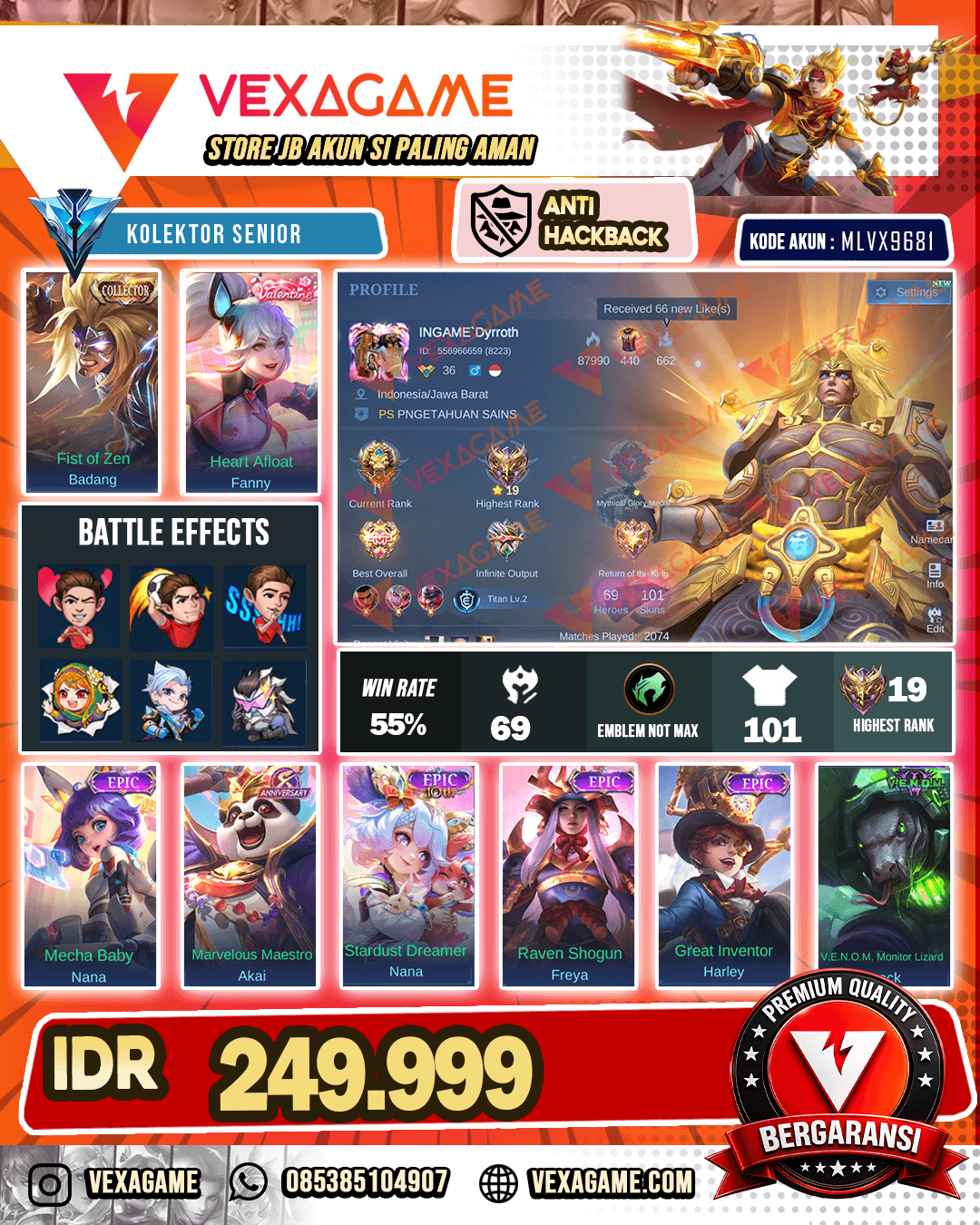 Badang Collector | Fanny Valentine