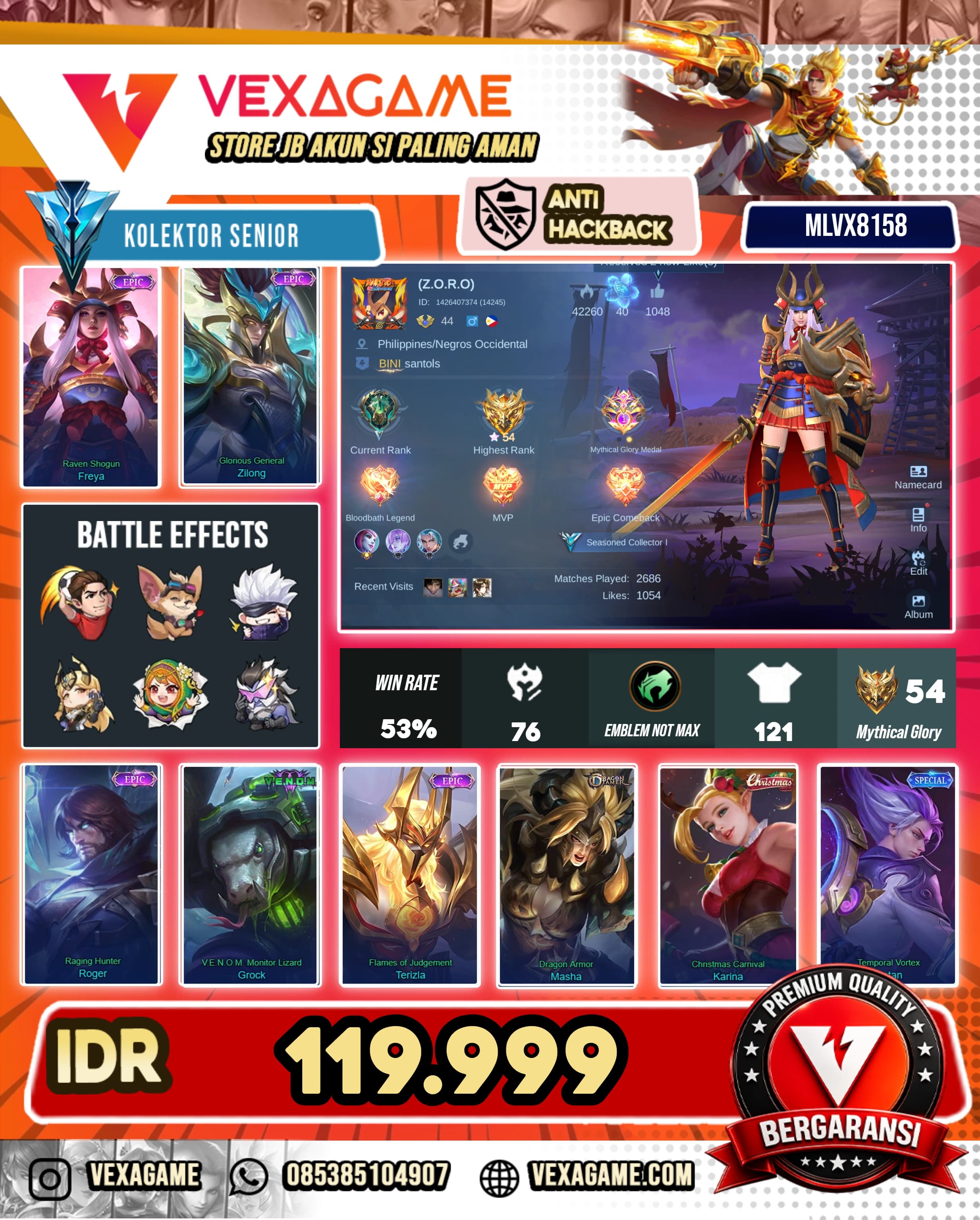 Freya Epic | Zilong Epic