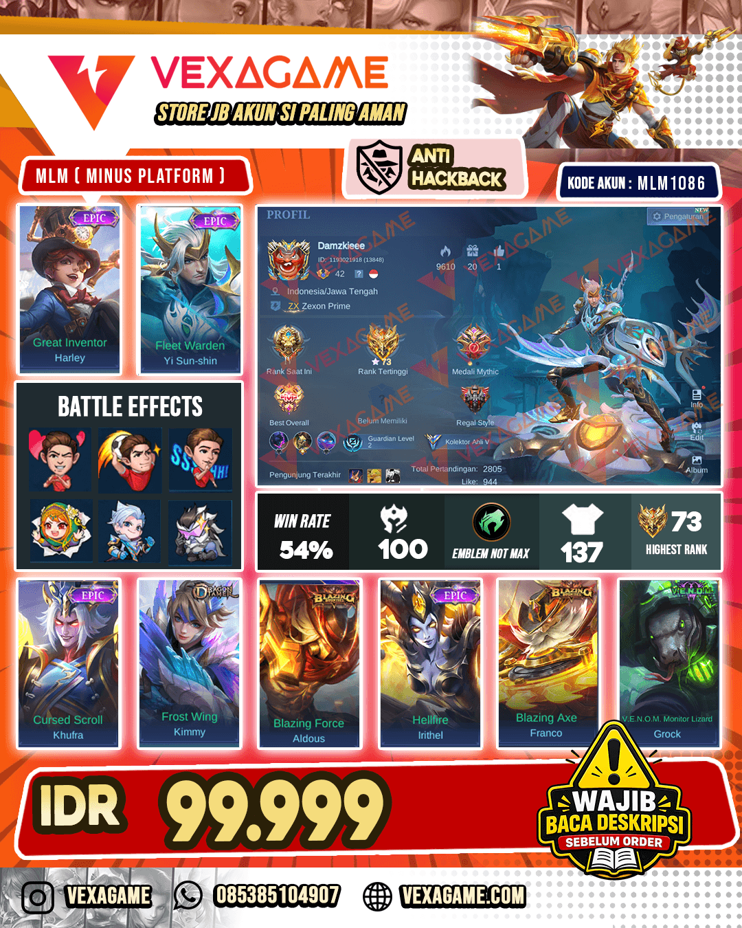 Yss Epic | Harley Epic