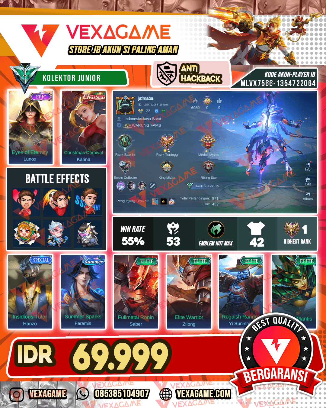 Akun Murah Harga Pelajar