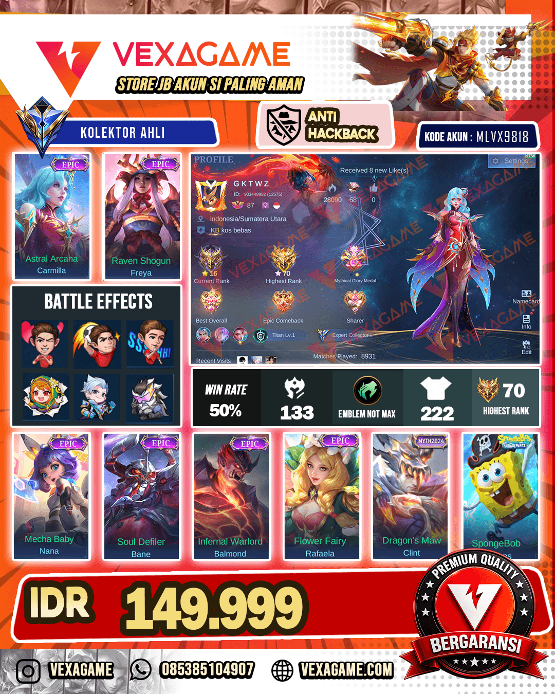 Carmilla Epic | Freya Epic