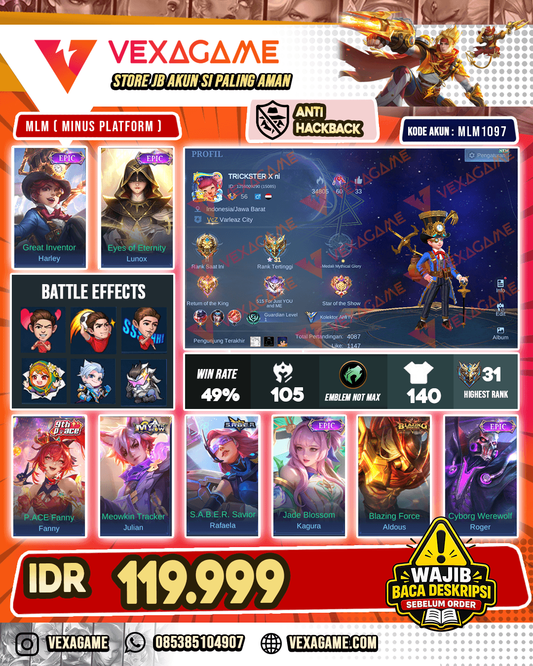 Harley Epic | Lunox Epic